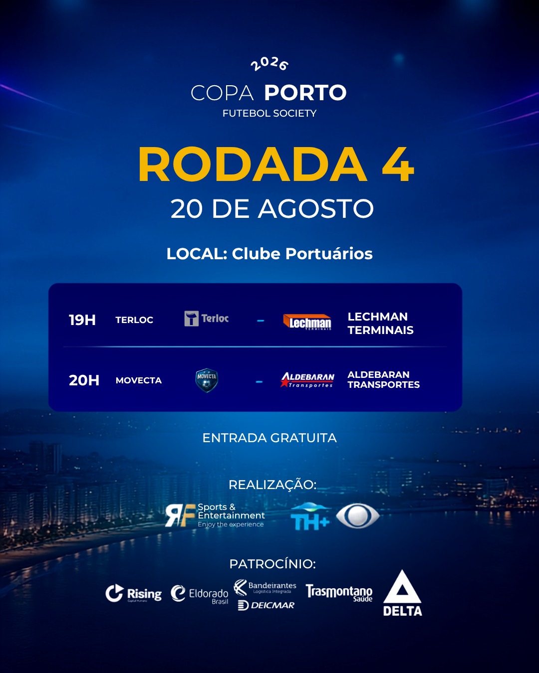 Quarta rodada da Copa Porto começa nesta quinta-feira