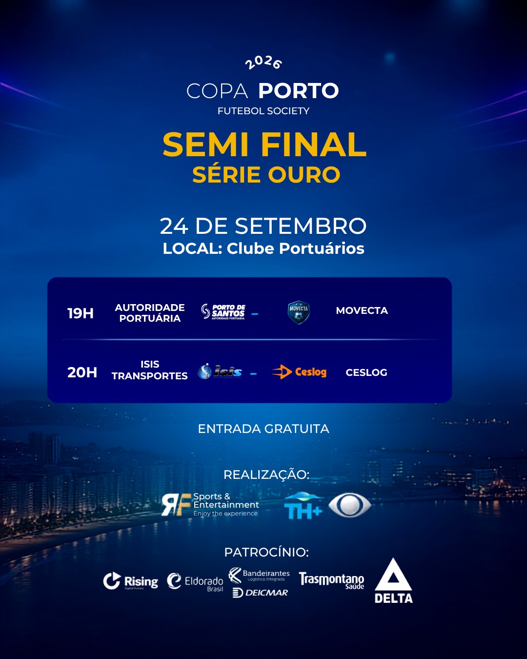 Hoje o bicho vai pegar! É noite de semi da Copa Porto