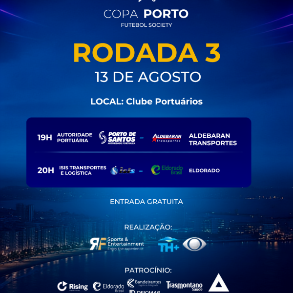 Confira a programação desta quinta-feira da Copa Porto de Futebol Society
