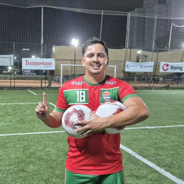 Meia da Lechman, Rafael Betiny marca o 100º gol da Copa Porto de Futebol Society