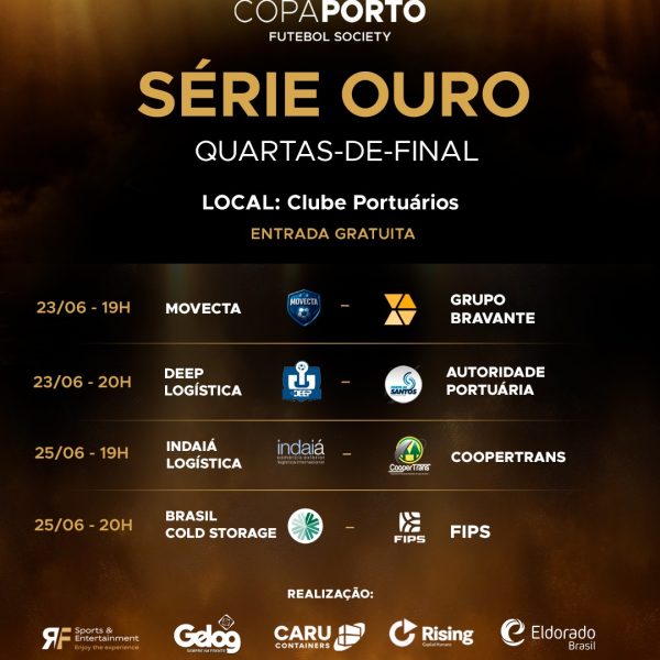 Agora é ganhar ou ganhar! Confira os duelos das quartas de final da série ouro da Copa Porto